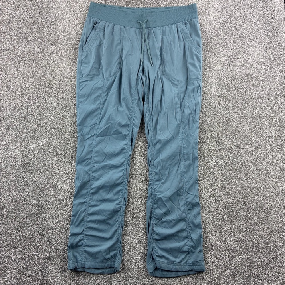 The North Face Aphrodite 2.0 Pants Women's XL Blue Nylon Hiking Joggers NF0A2UOP